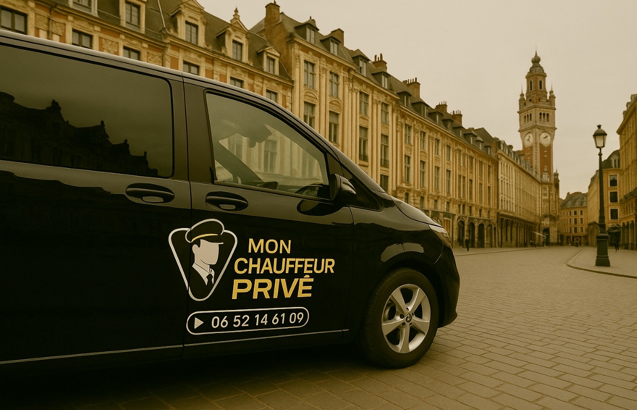 Minivan Lille : location avec chauffeur – Confort & tarif fixe